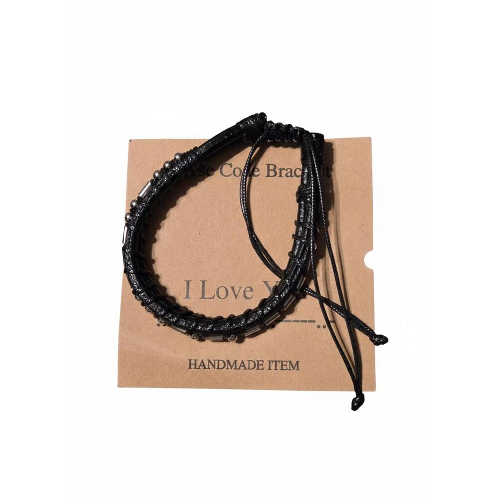 Morse‎ Code "I love you" - Unisex Bracelet